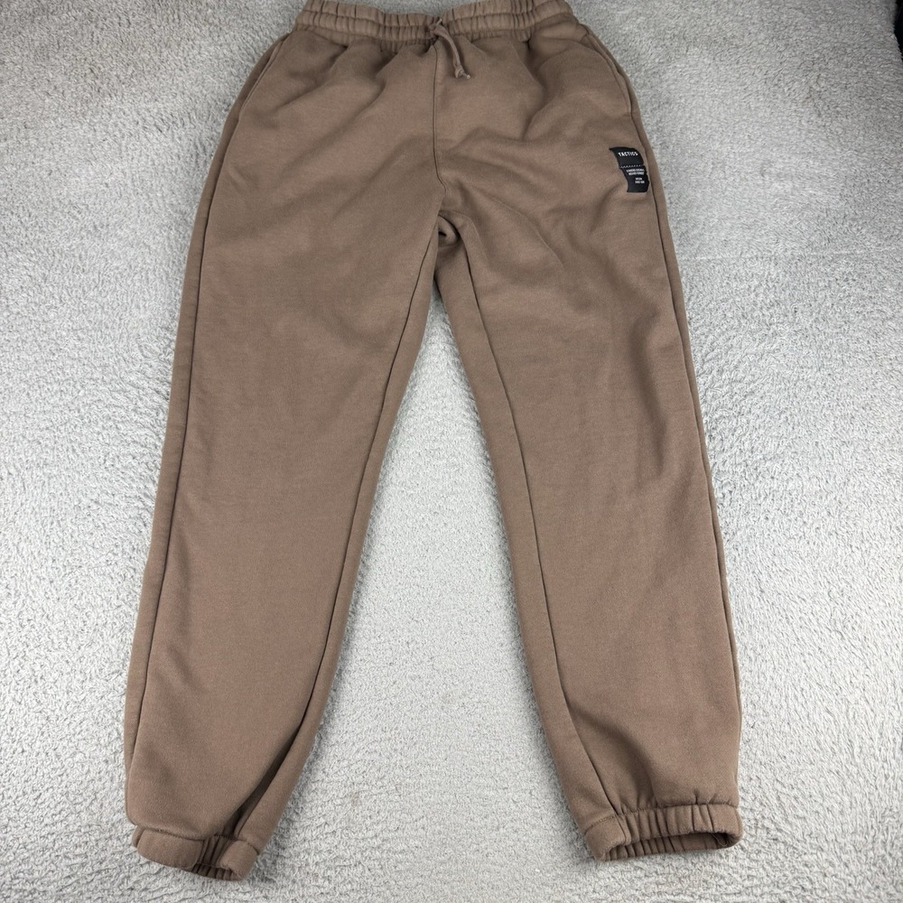 Tactics Skateboard Mens Sweatpants Brown Heavy Weight Size Large